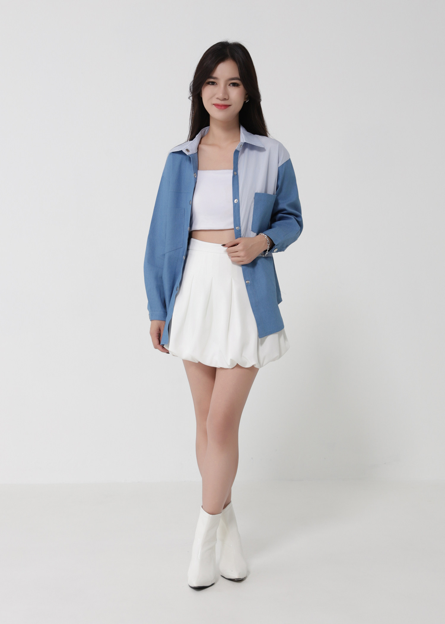 Front Button Top 50592