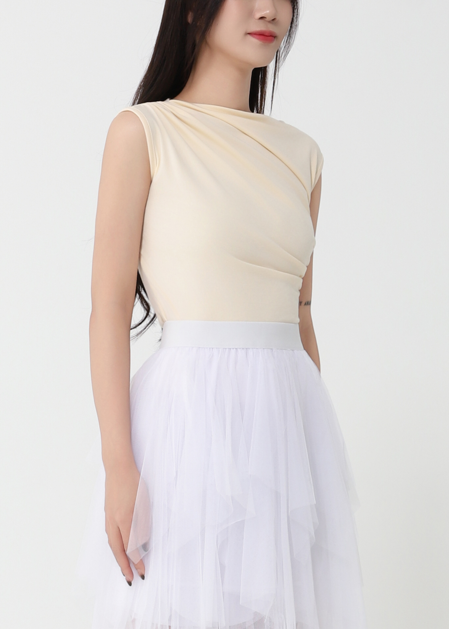 Net Layered Skirt 50596