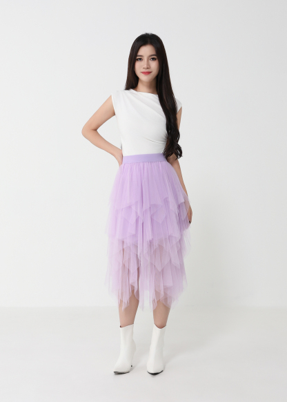 Net Layered Skirt 50596