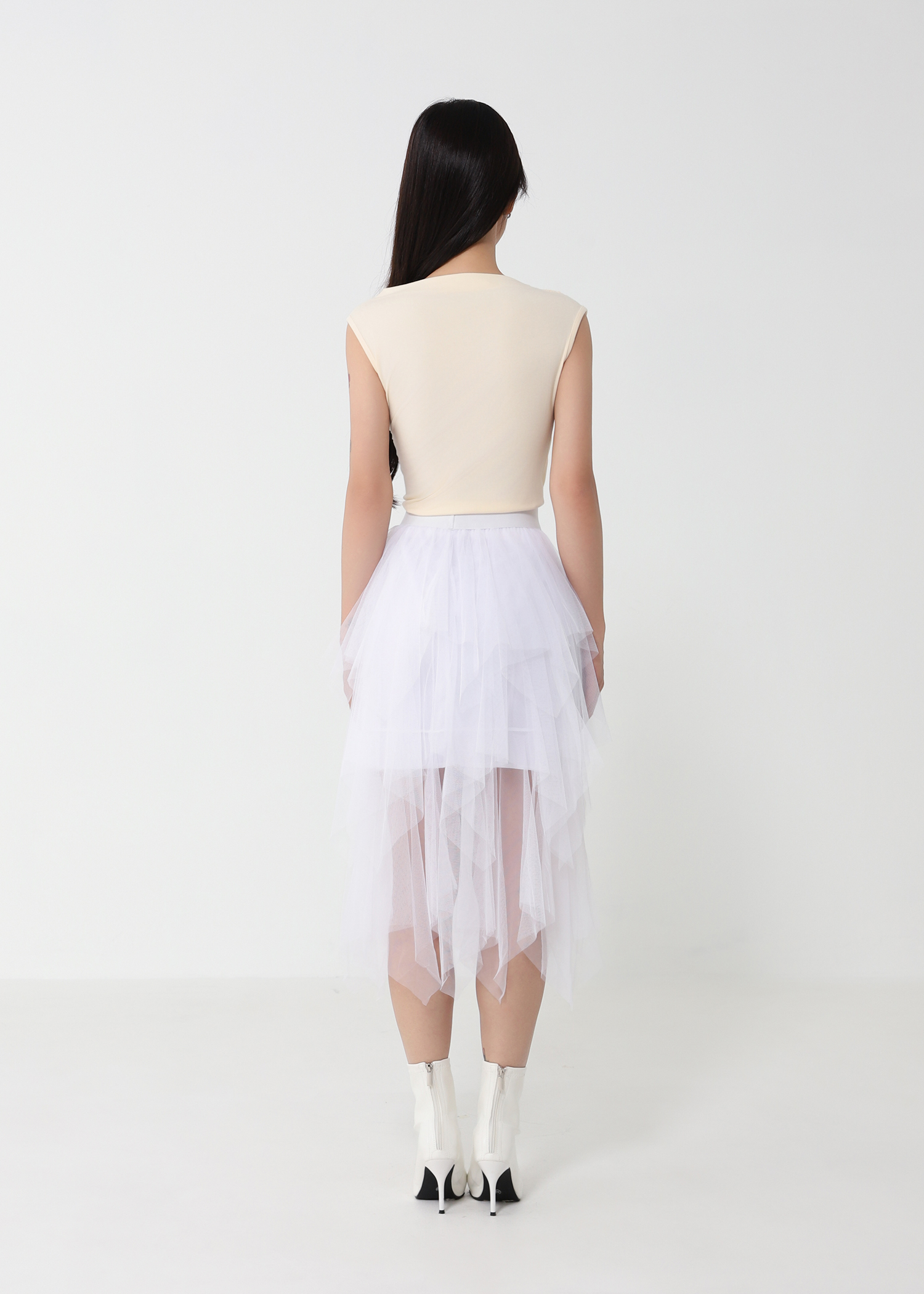 Net Layered Skirt 50596