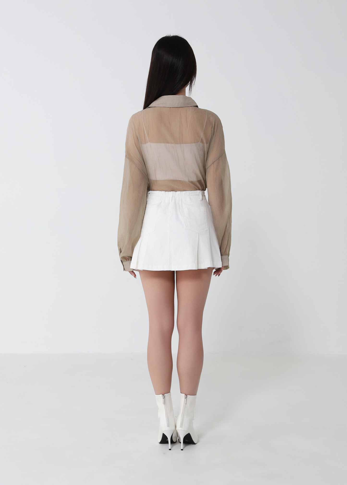 High Waist Split Skirt Pants 52816