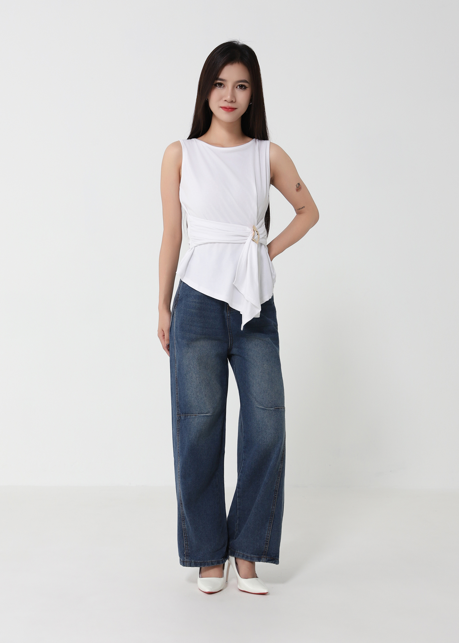 Denim Long Pants 51842