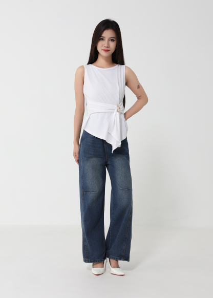 Denim Long Pants 51842