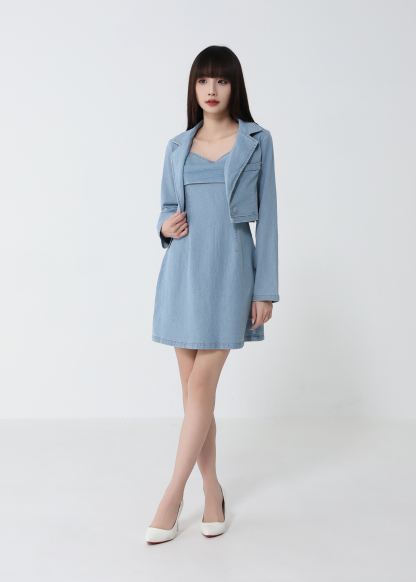 Denim Two Piece Set 52008