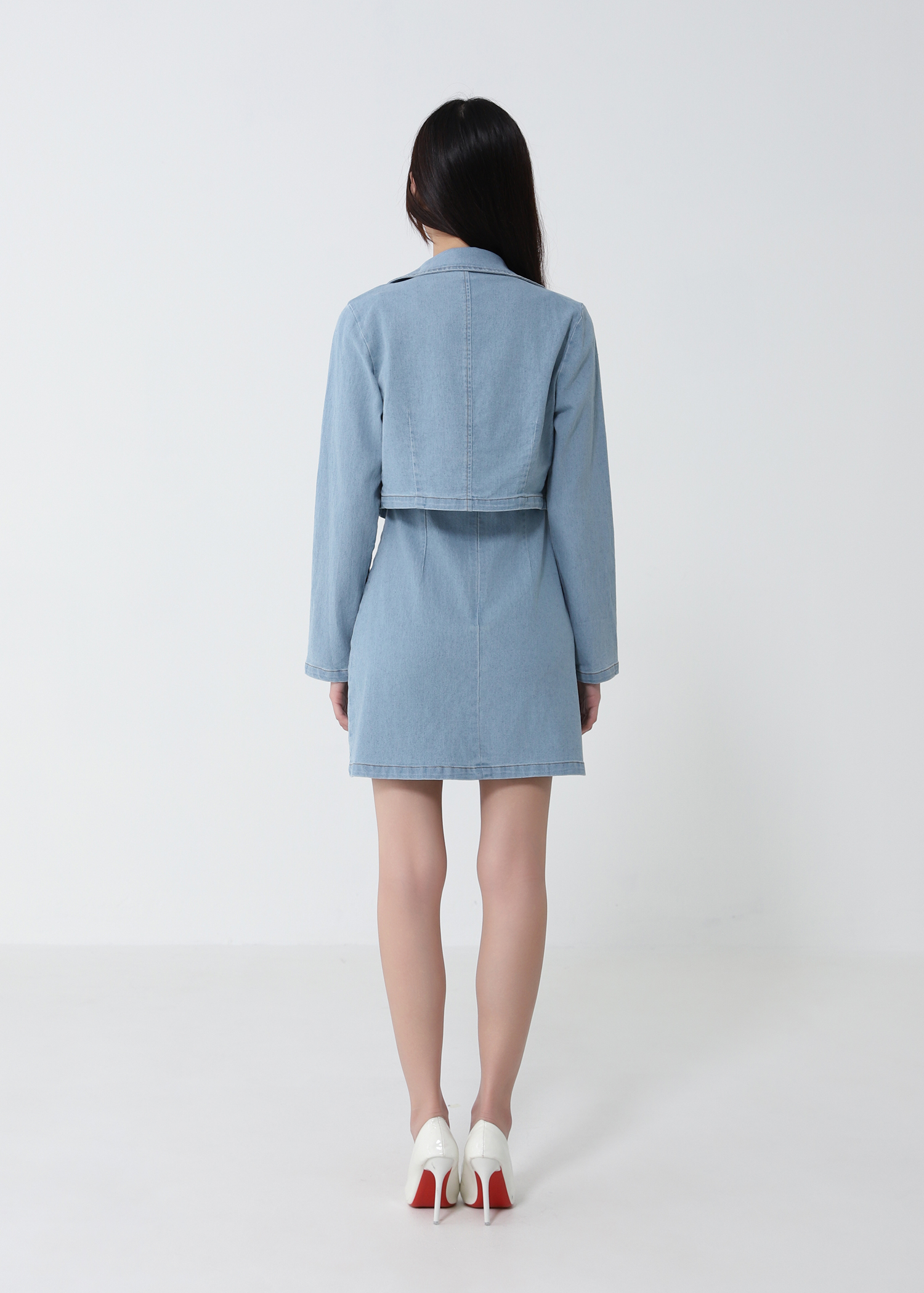 Denim Two Piece Set 52008