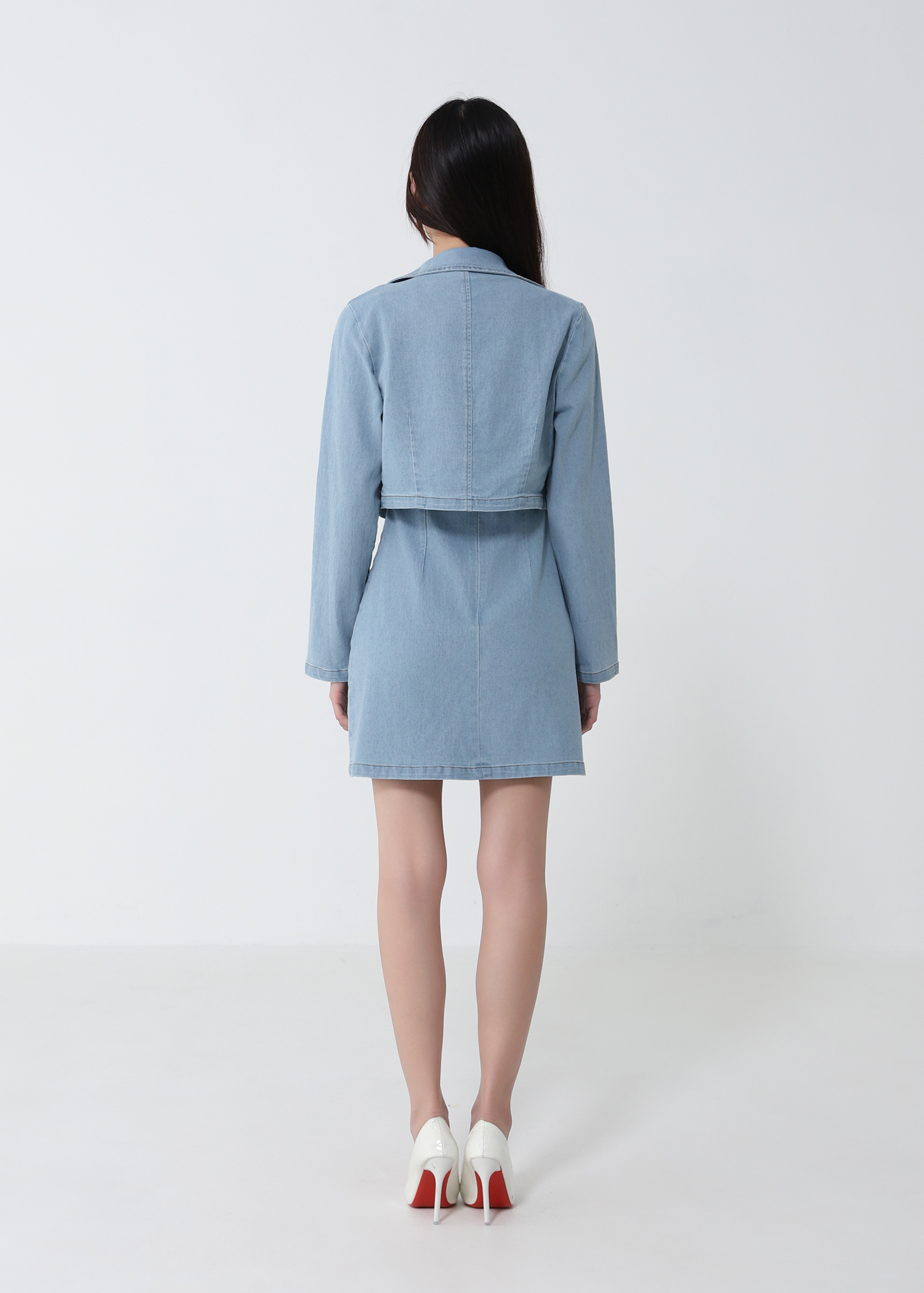 Denim Two Piece Set 52008