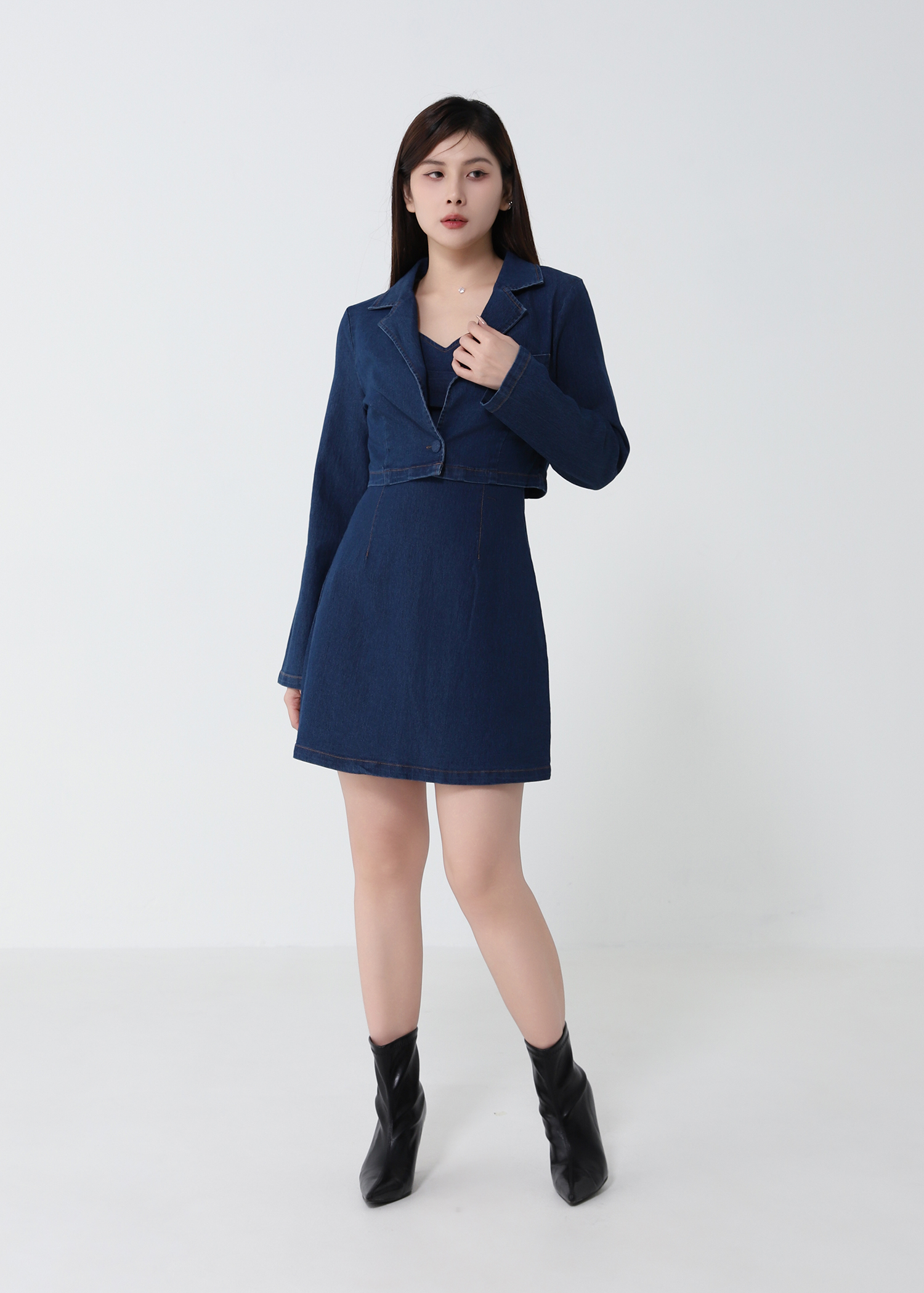 Denim Two Piece Set 52008
