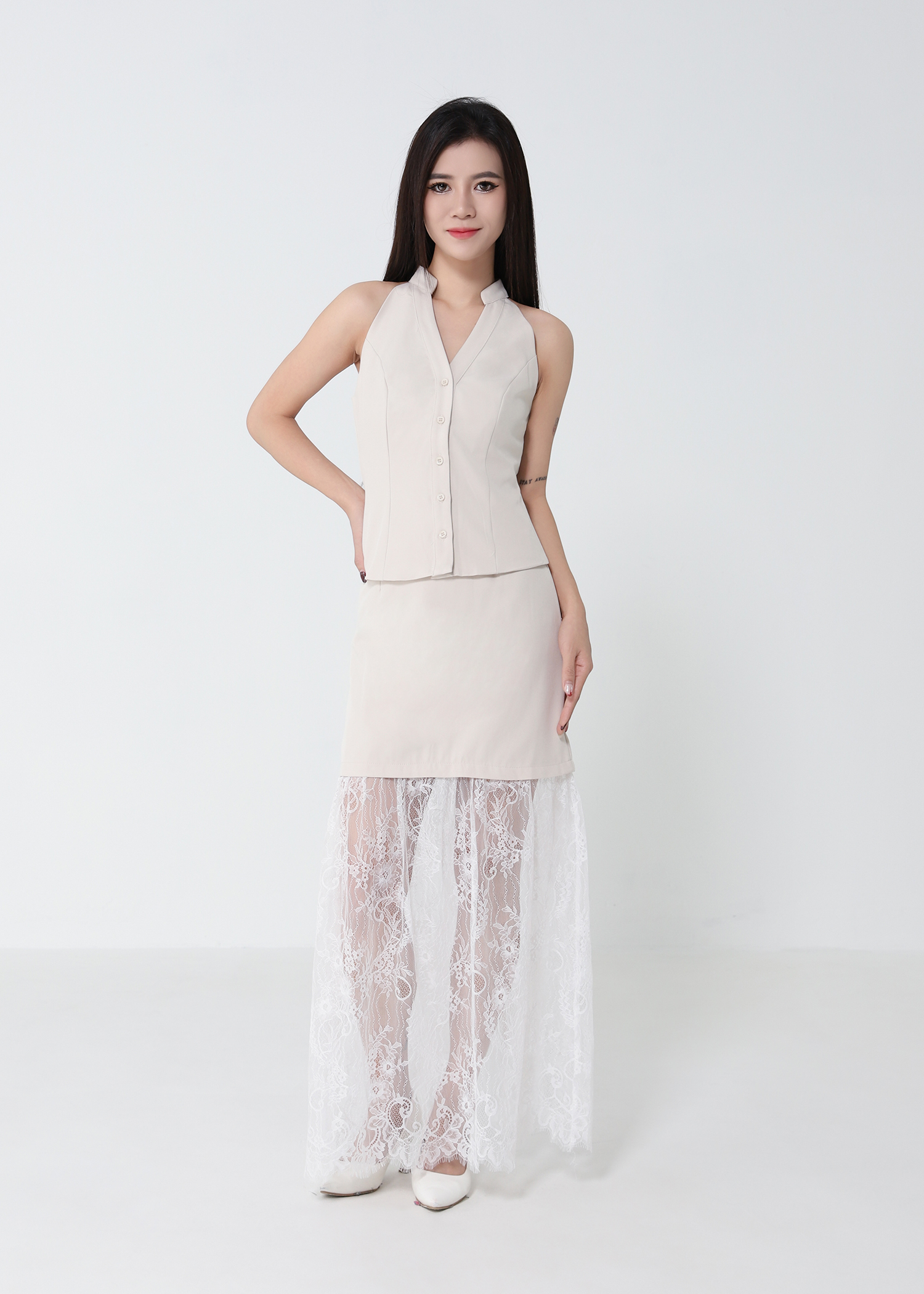 Elegant Wear Lace Set 52415