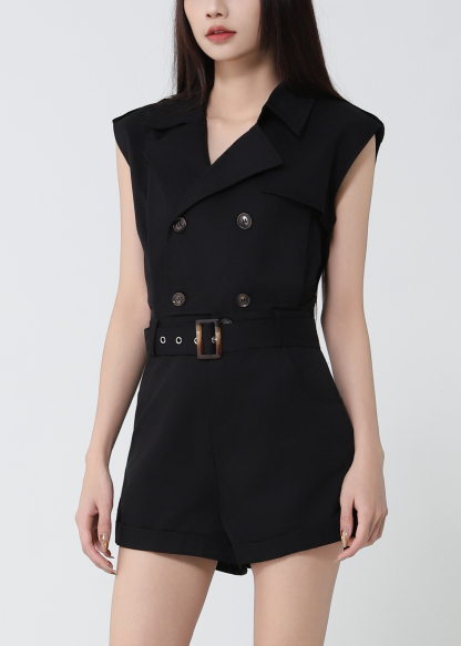 Frotn Button With Belt Jumpsuit 52526