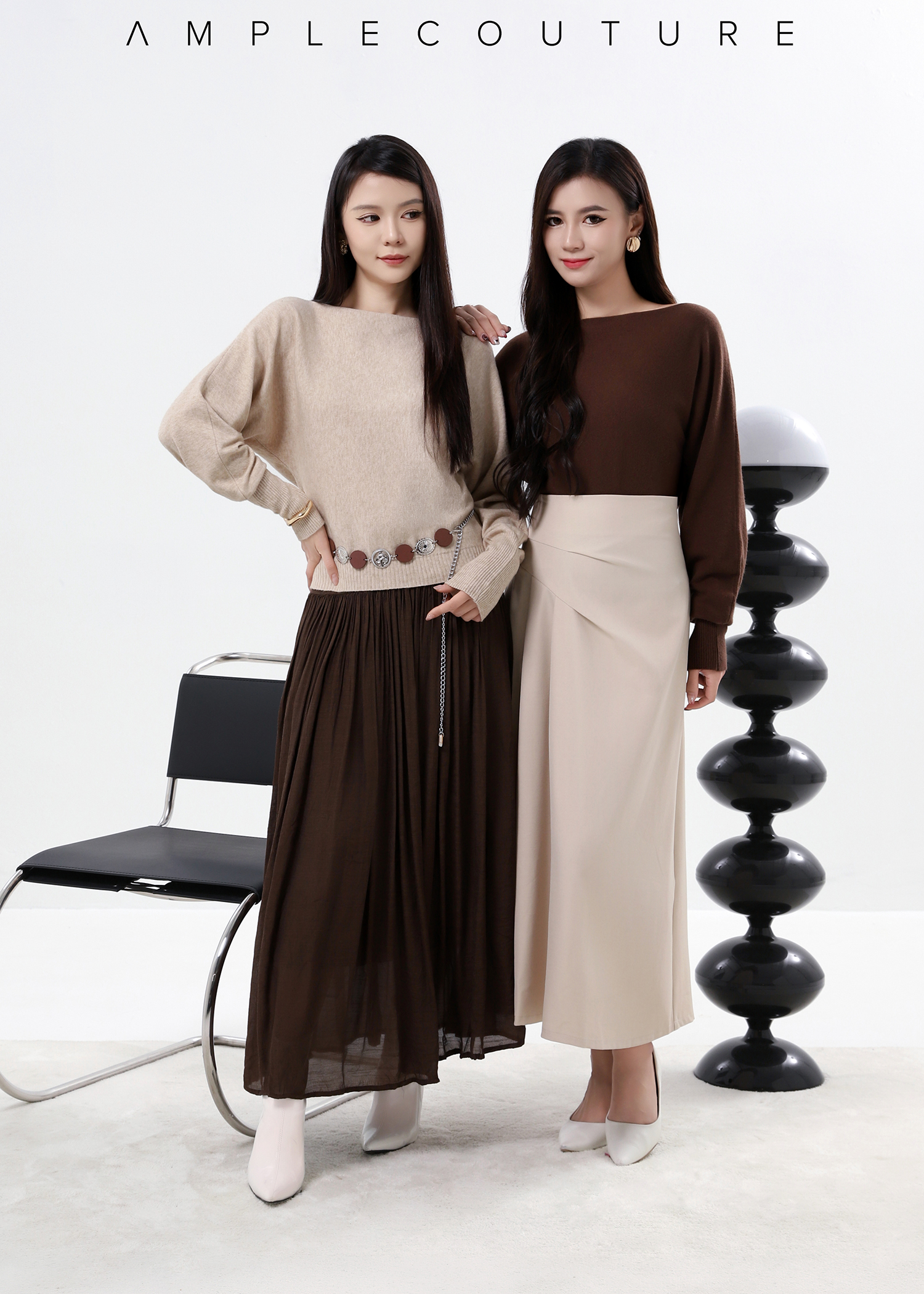 Boat Neckline Knitted Top 52533