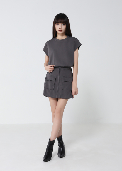 Fake Two Piece Dress 52615