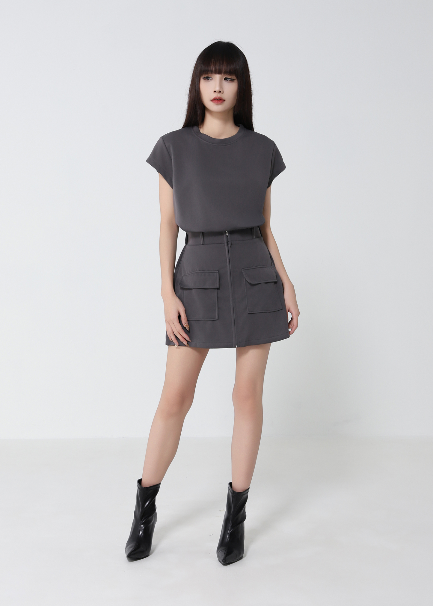 Fake Two Piece Dress 52615