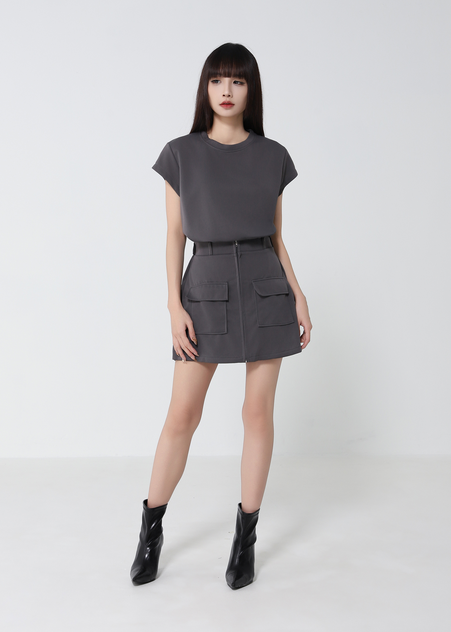 Fake Two Piece Dress 52615