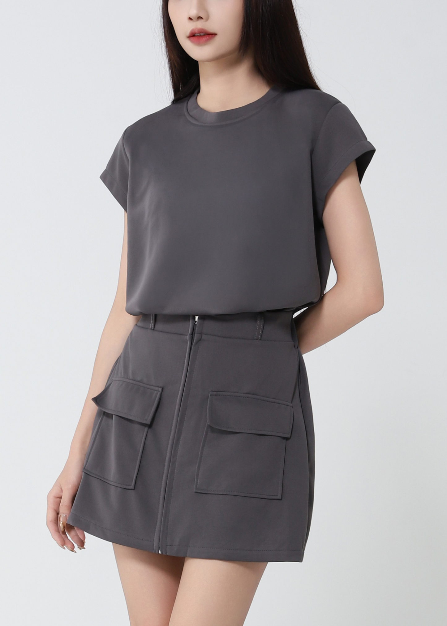 Fake Two Piece Dress 52615