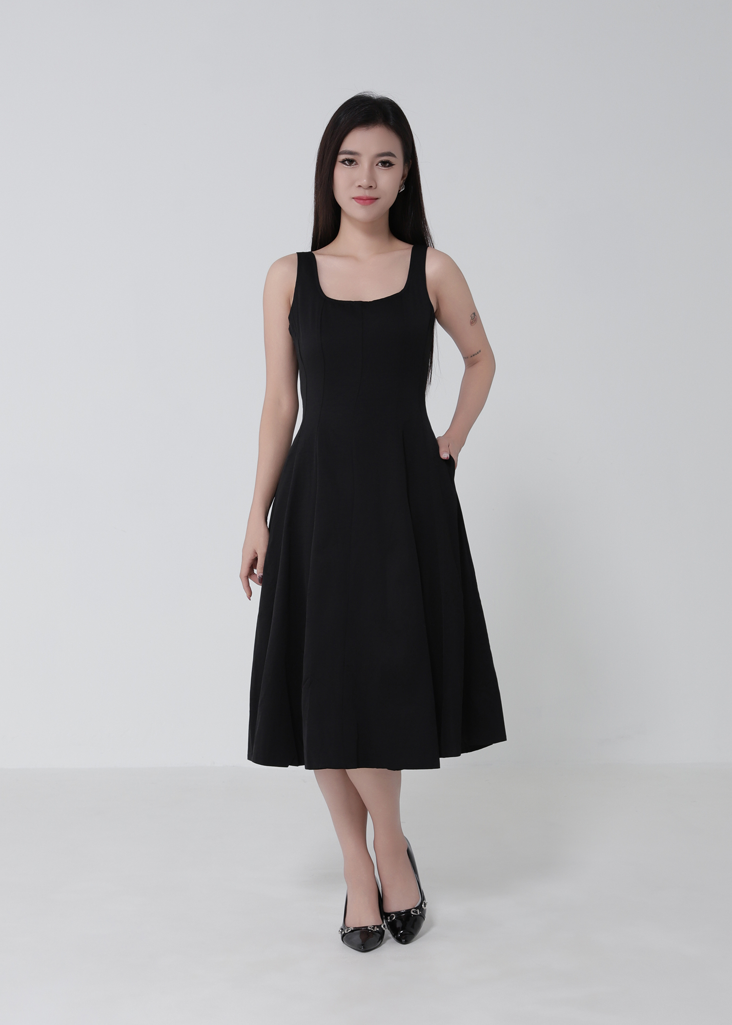 Elegant Wear Sleeveless Dress 52661