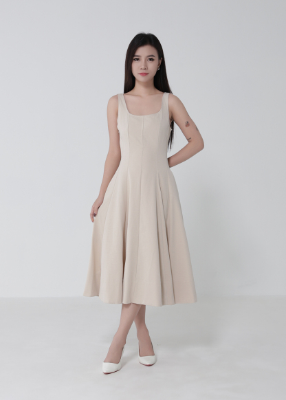 Elegant Wear Sleeveless Dress 52661