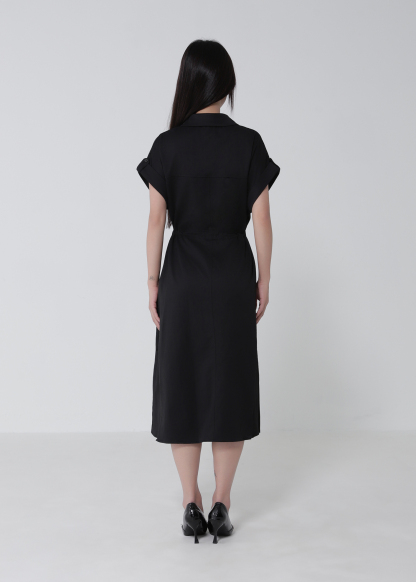 Waist Drawstring Dress 52738