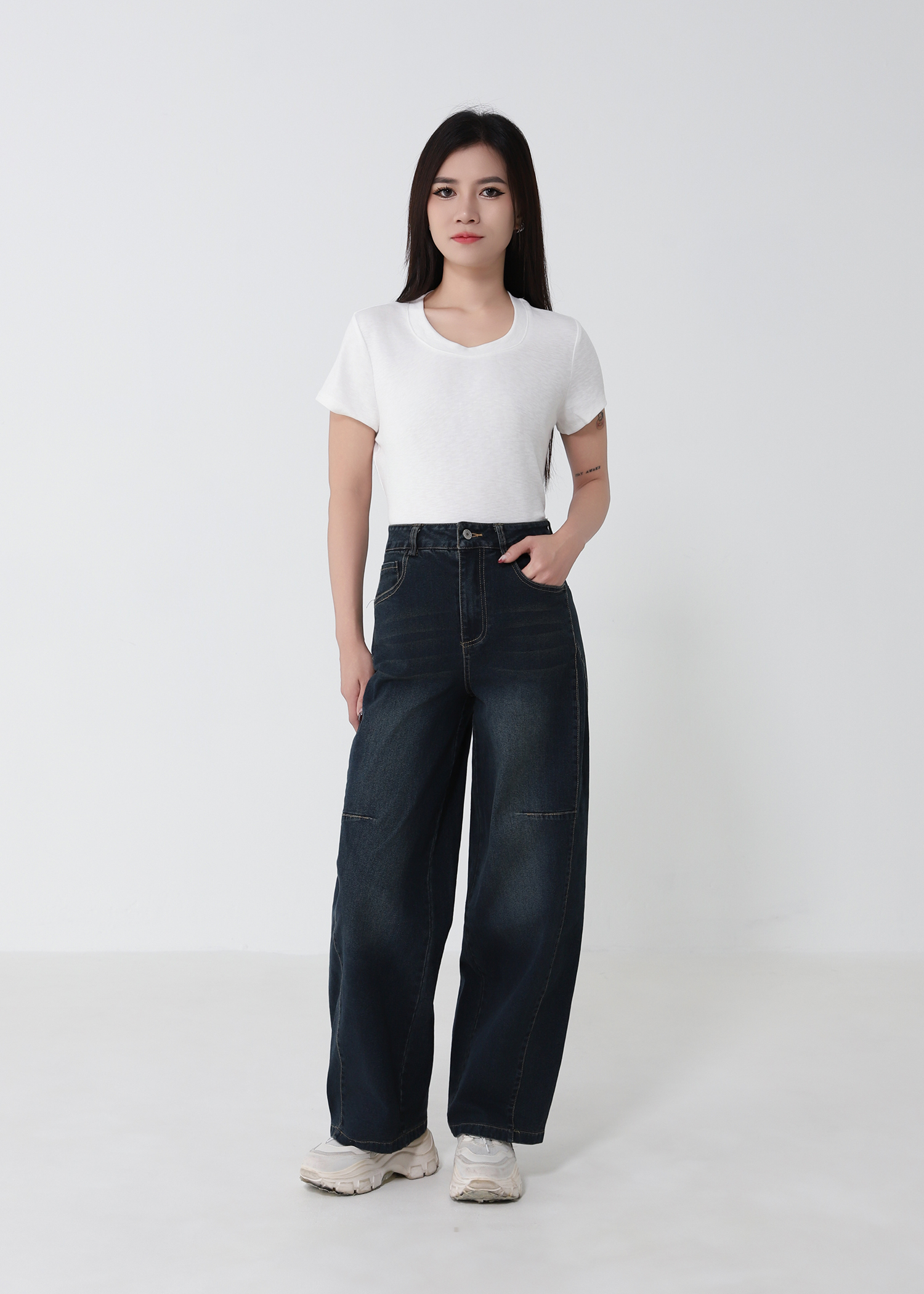 Denim long Pants 52754