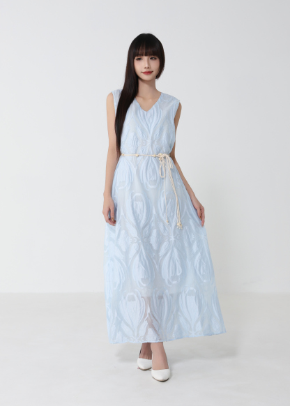 Elegant Wear Sleeveless Dress 52807