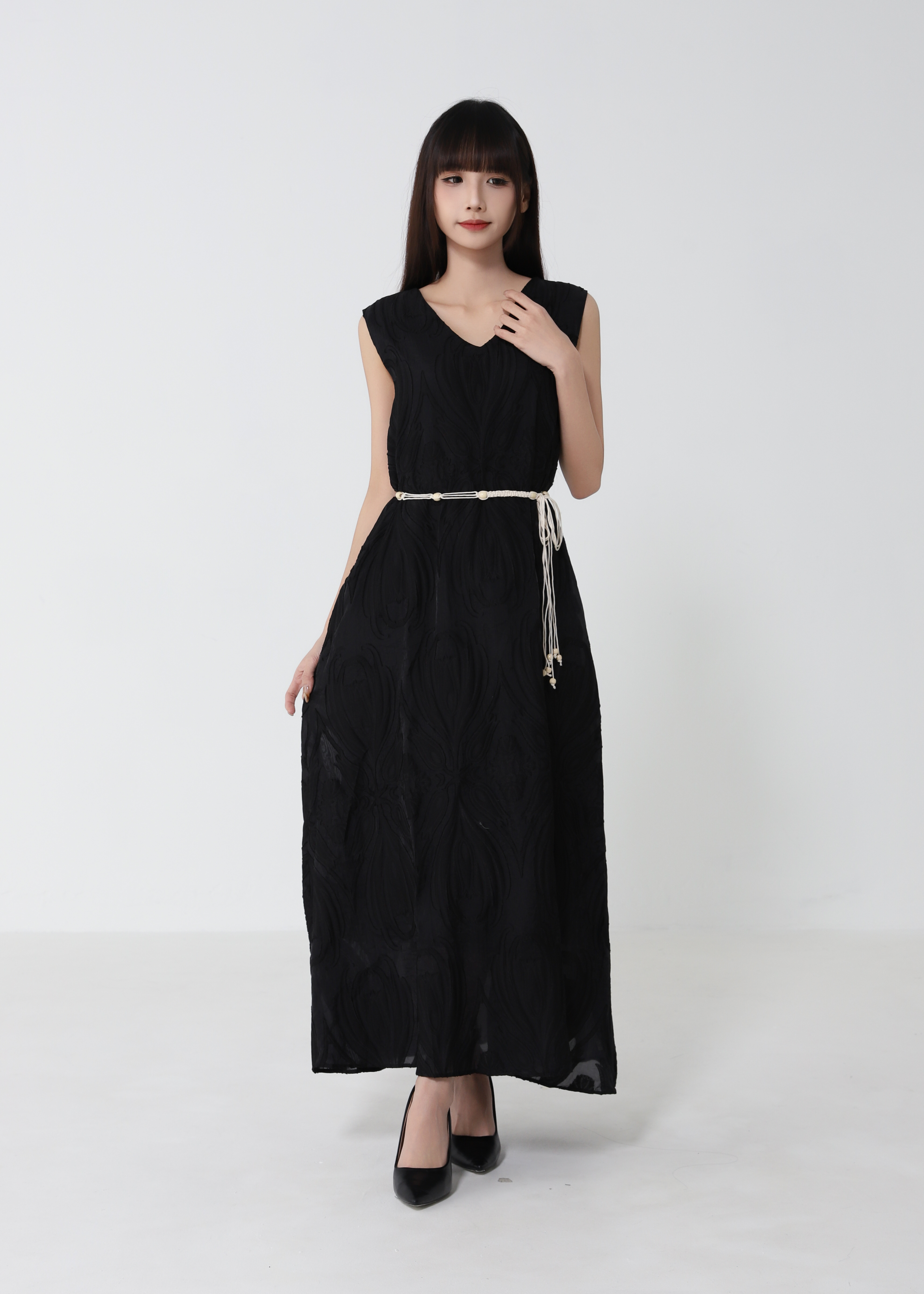 Elegant Wear Sleeveless Dress 52807
