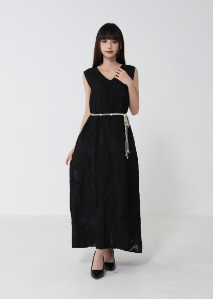 Elegant Wear Sleeveless Dress 52807