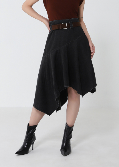 Irregular With Belt Skirt 52927