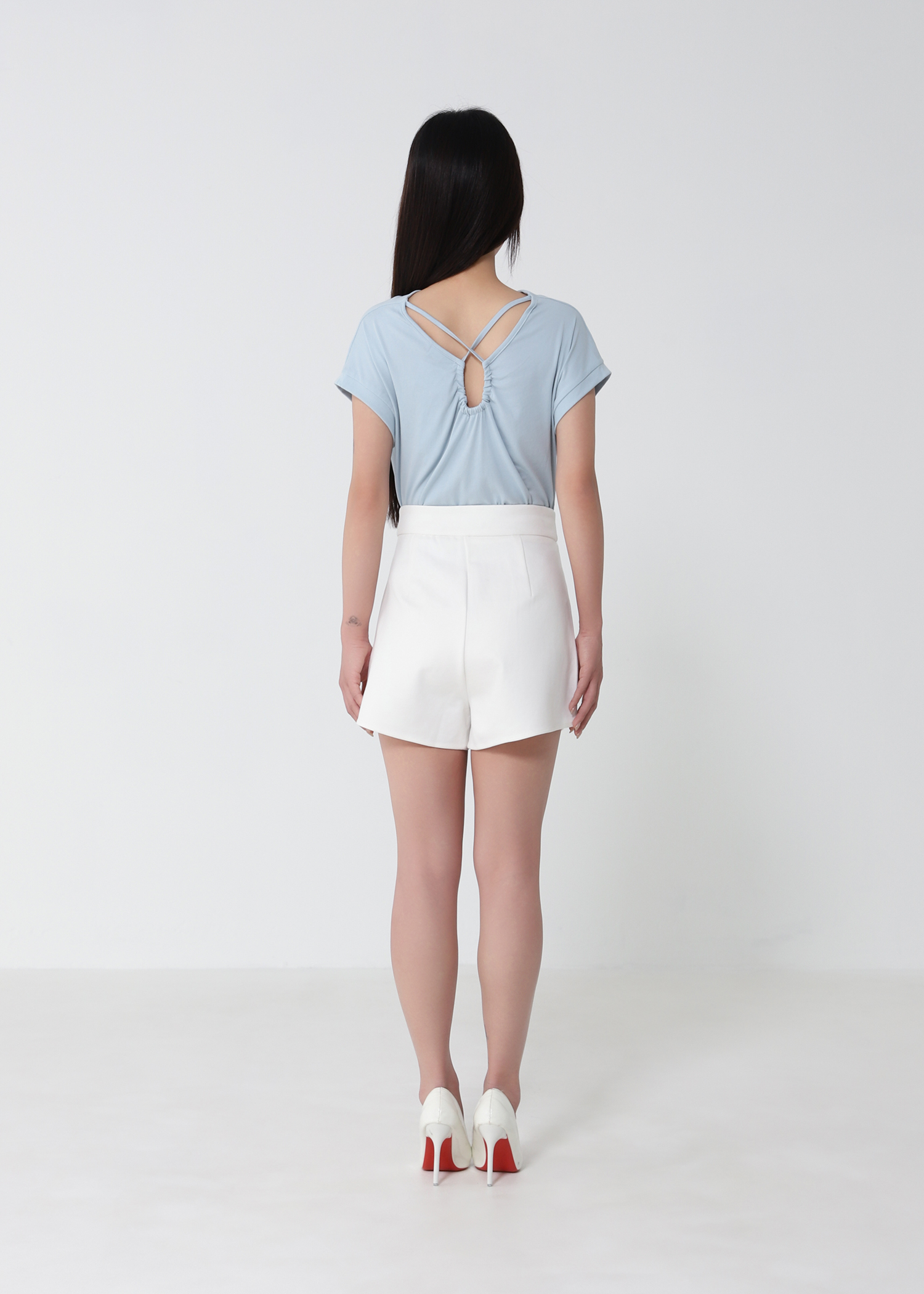 High Waist Short Pants 53278