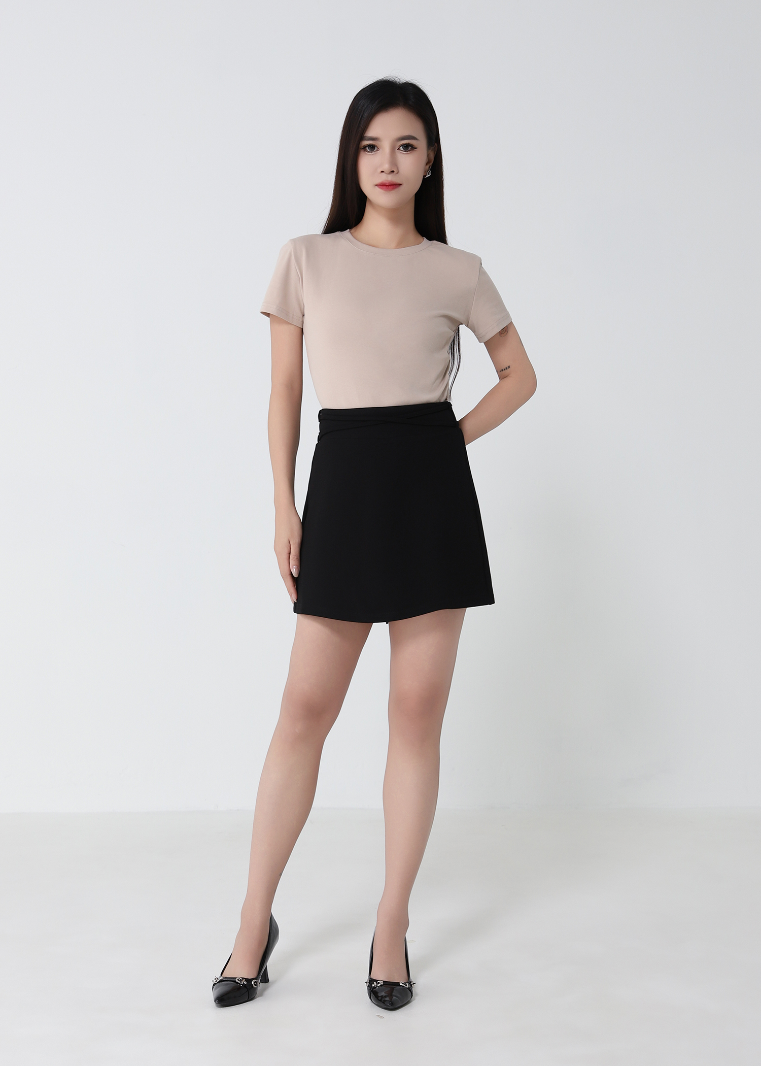 Side Pleated Top 53295