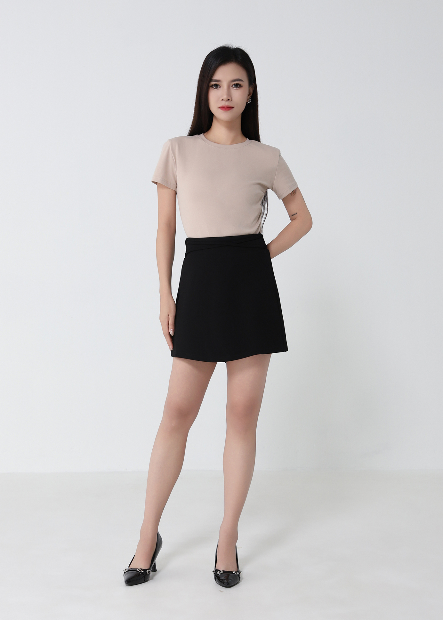 Side Pleated Top 53295