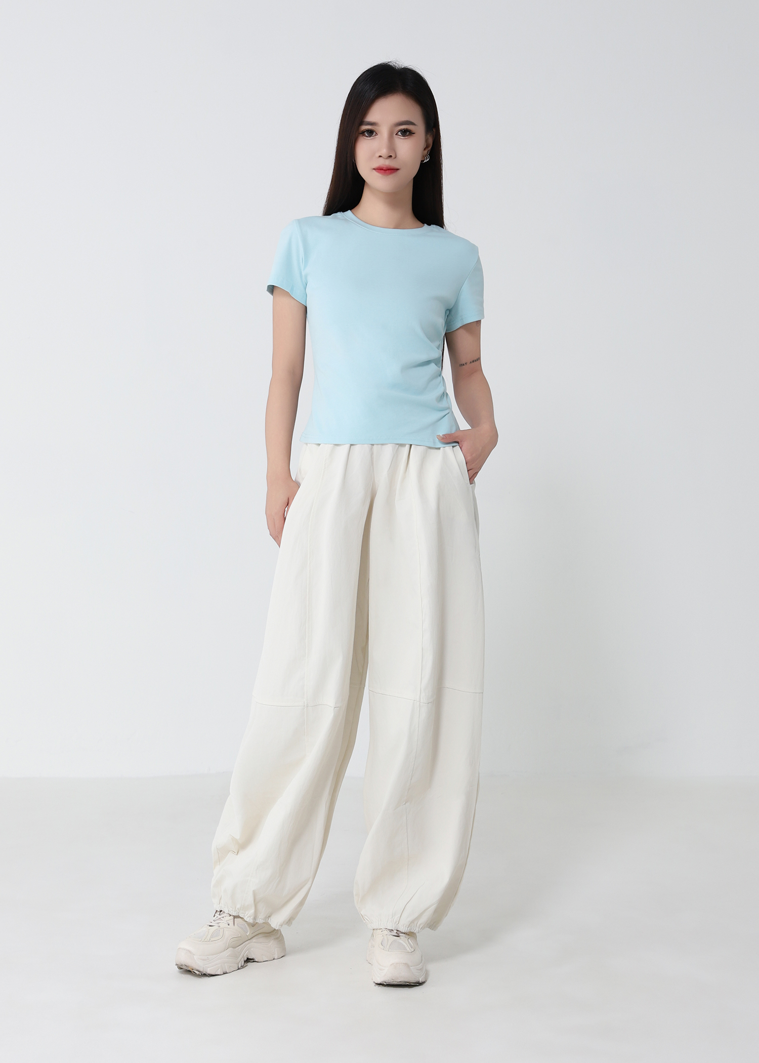 Side Pleated Top 53295