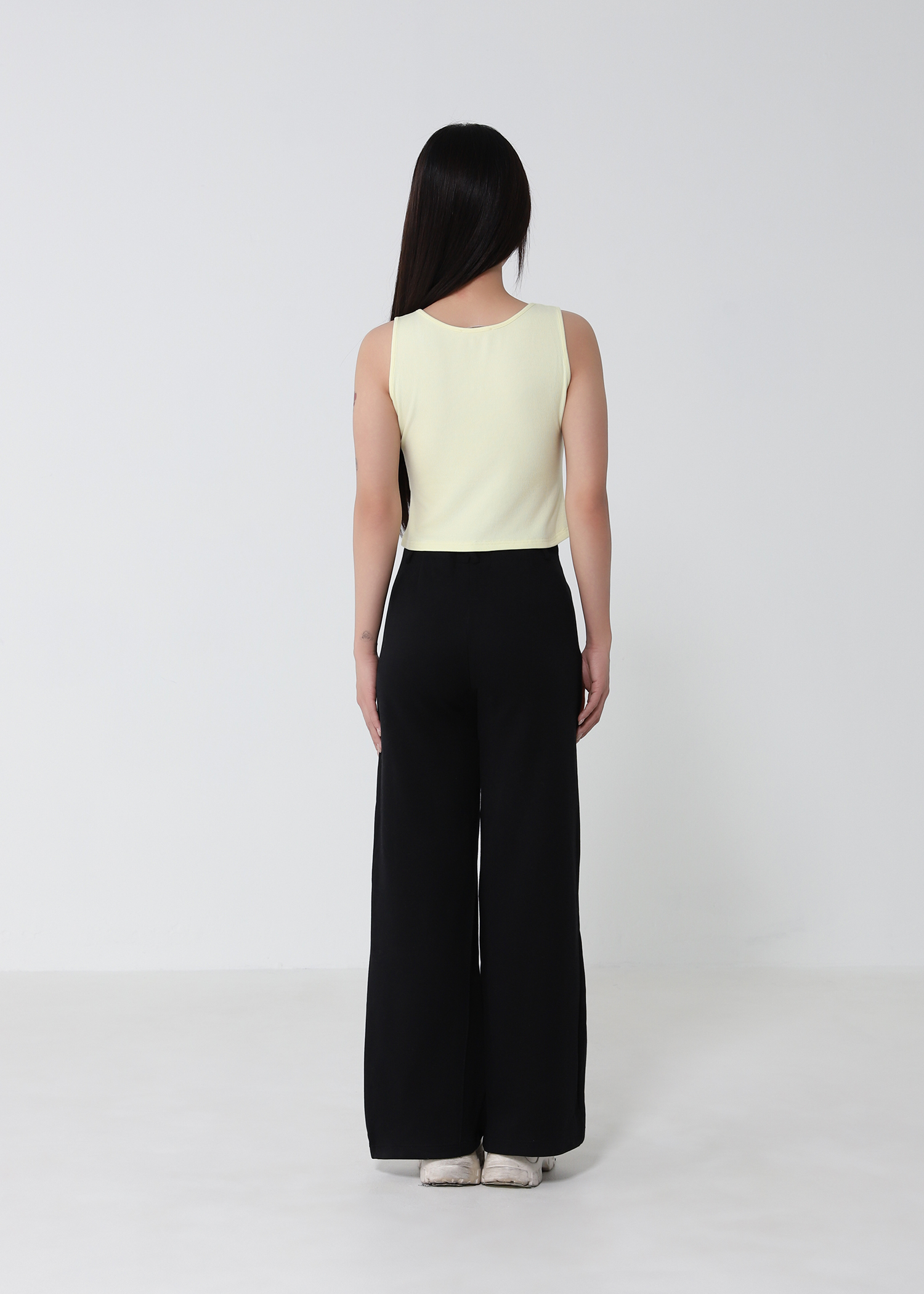 High-Waist Wide Leg Long Pants 53477