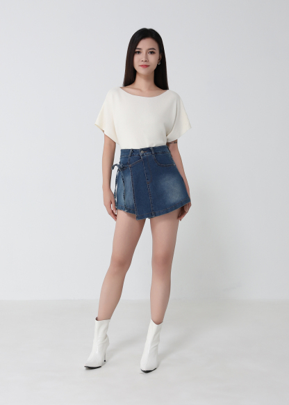 Cap Sleeve Knit Top 53478