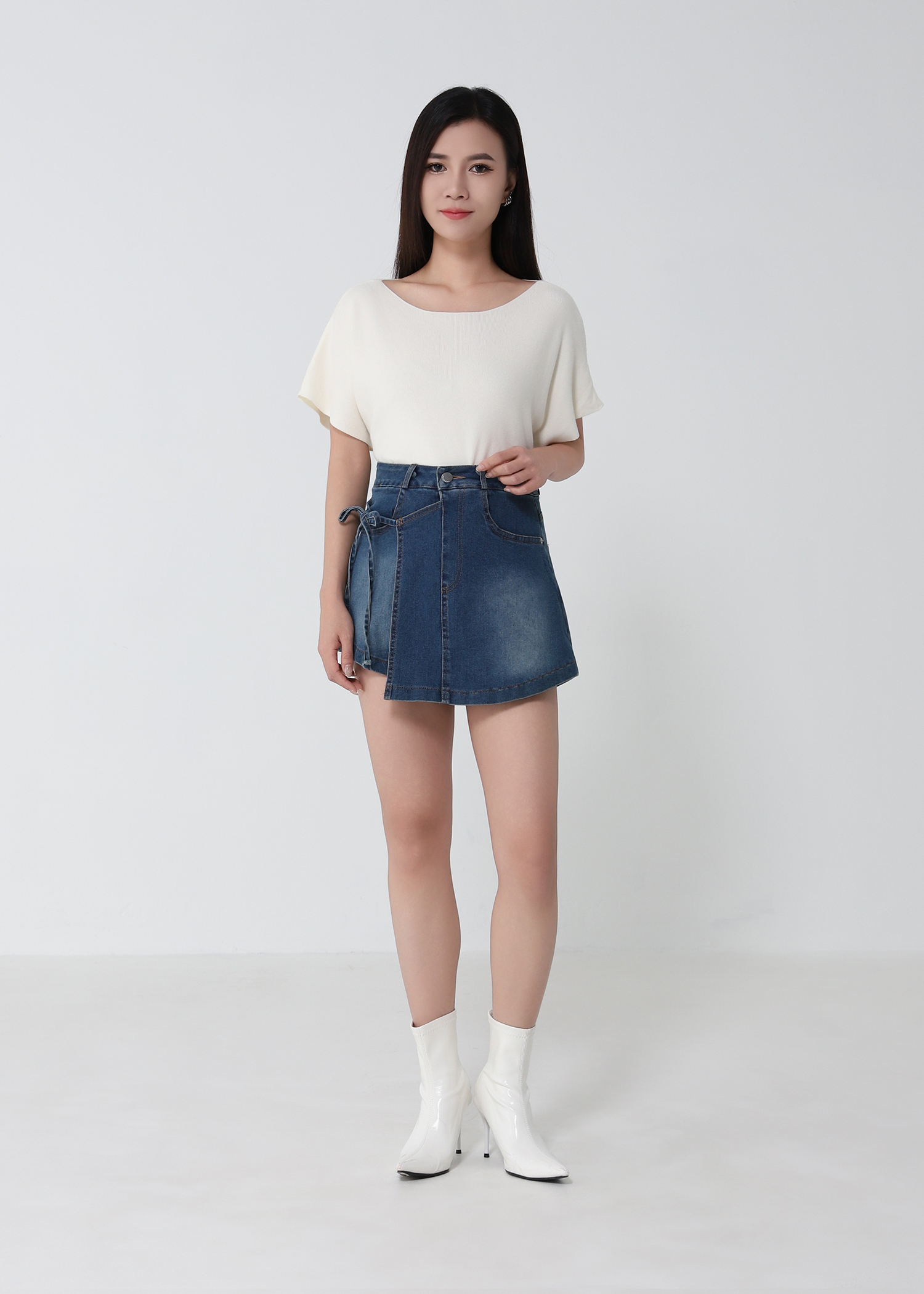 Cap Sleeve Knit Top 53478