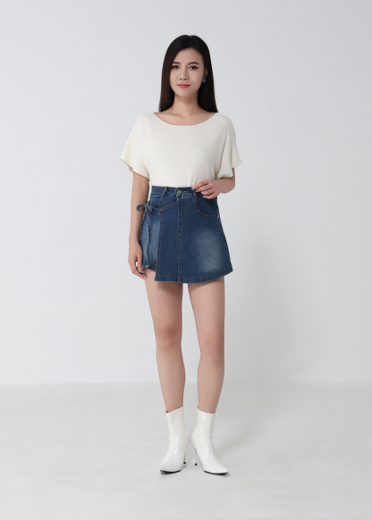 Cap Sleeve Knit Top 53478