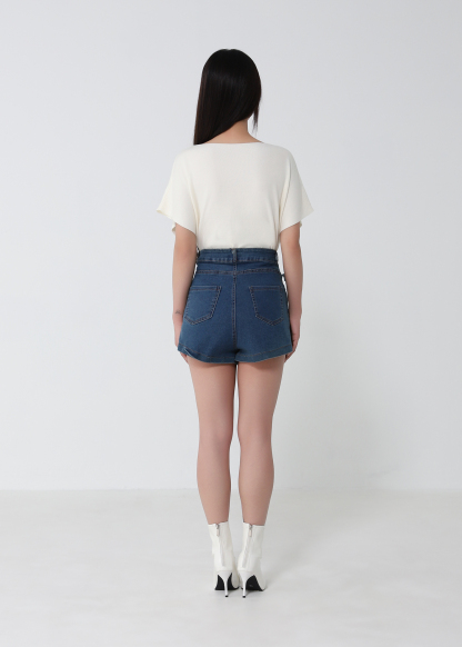 Cap Sleeve Knit Top 53478