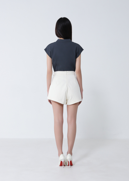 Formal Wear V Neck Top 53765