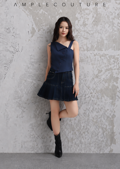 Asymmetrical One Shoulder Top AC940