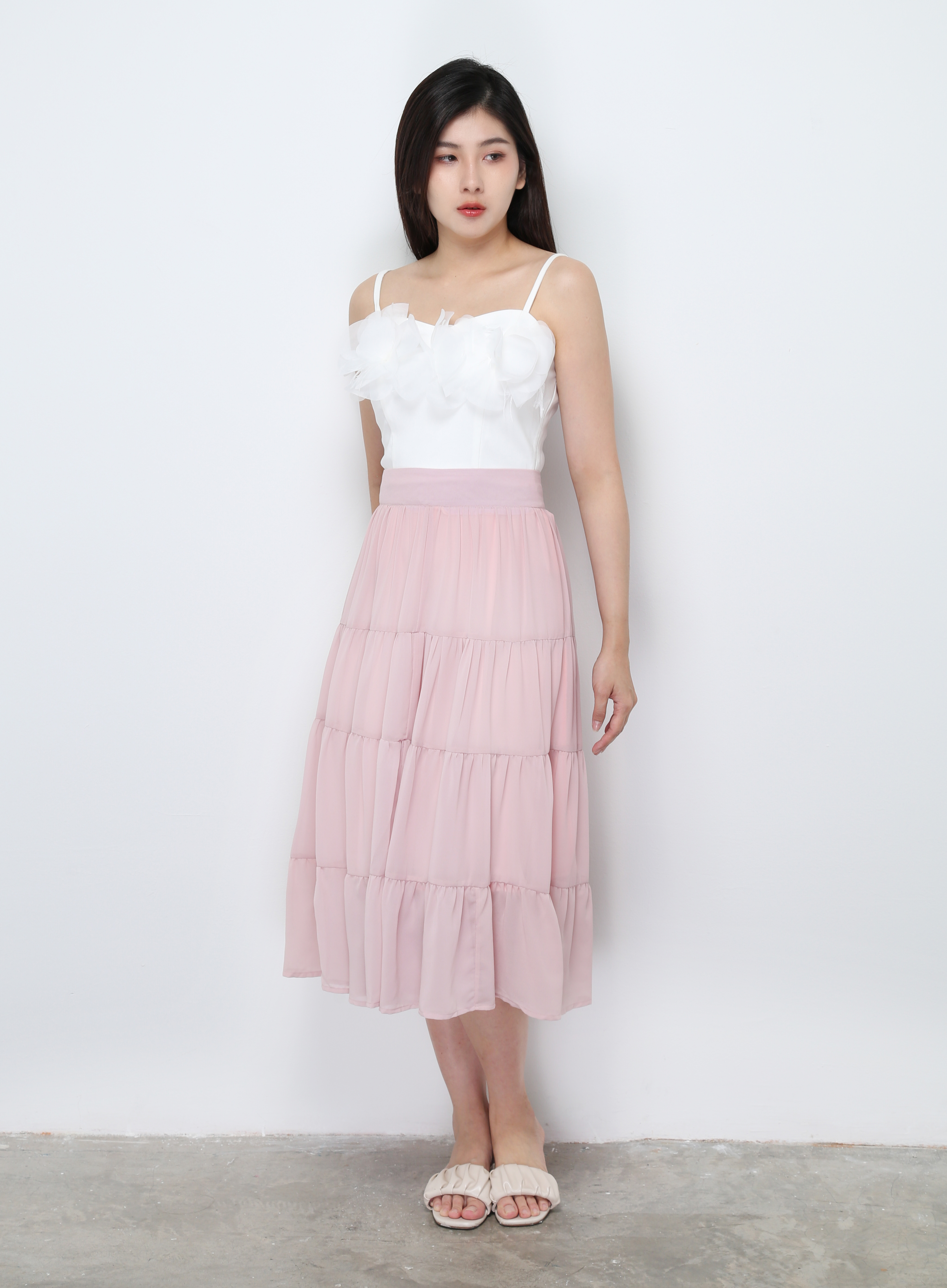 Chiffon Long Skirt 29454