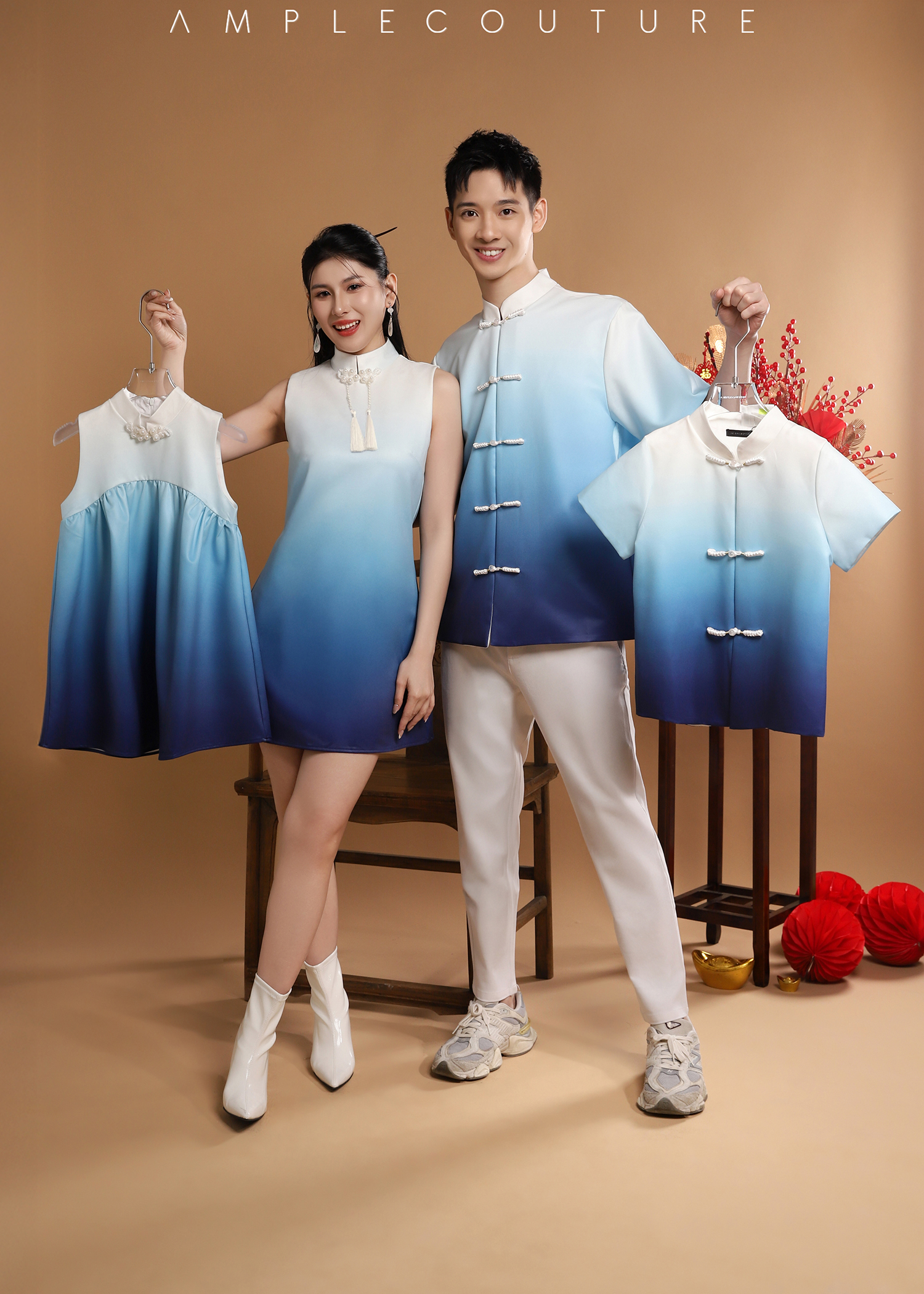 Gradient Colour Tang Suit - Kids AC336