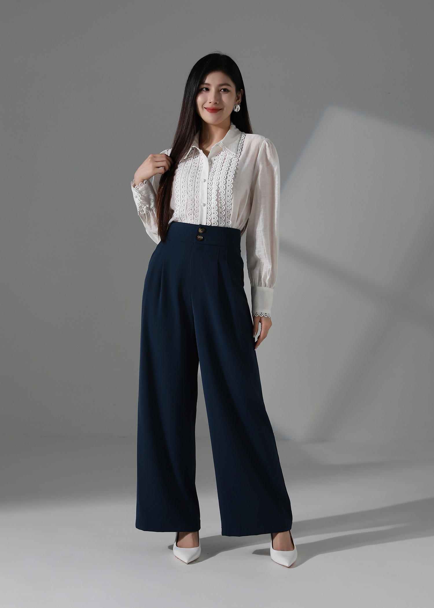 French Pleats Pants AC117