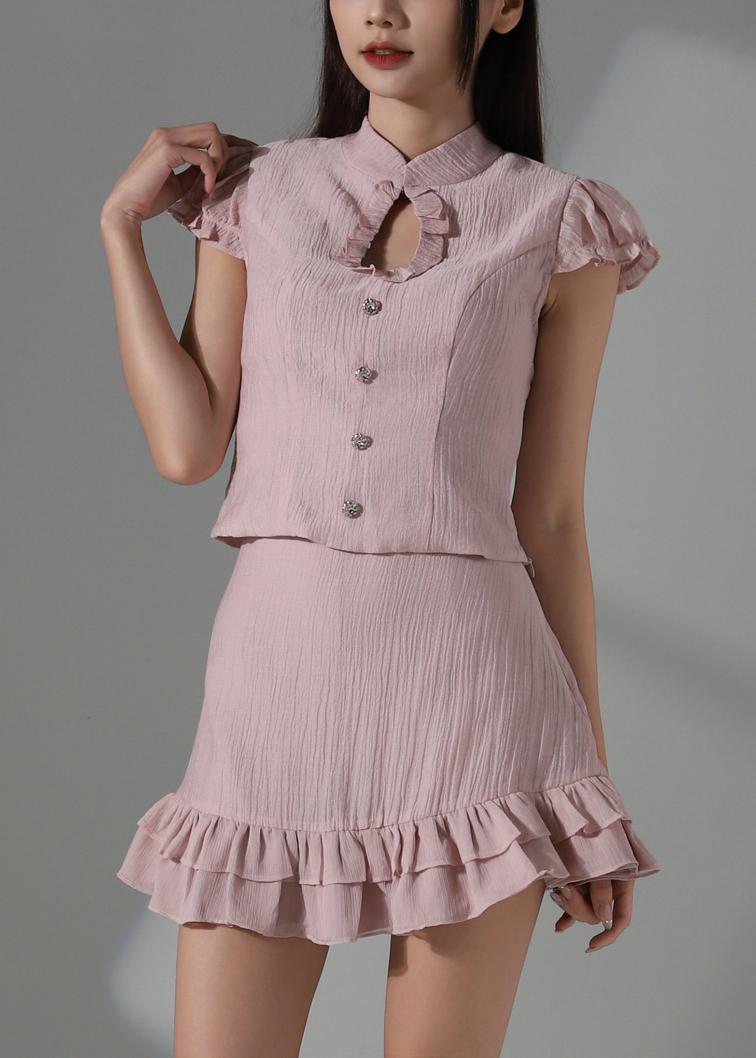 Ruffles Skirt Pants AC233