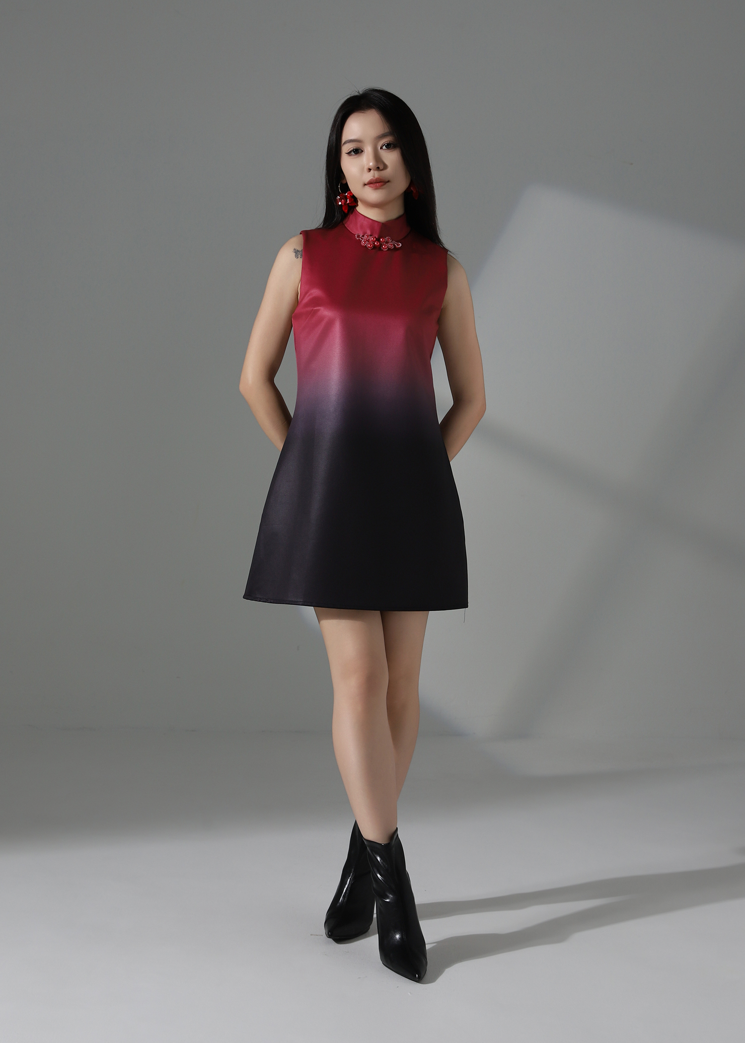 Gradient Colour Dress - Girl AC794