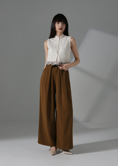High Waist Wide Leg Long Pants AC916