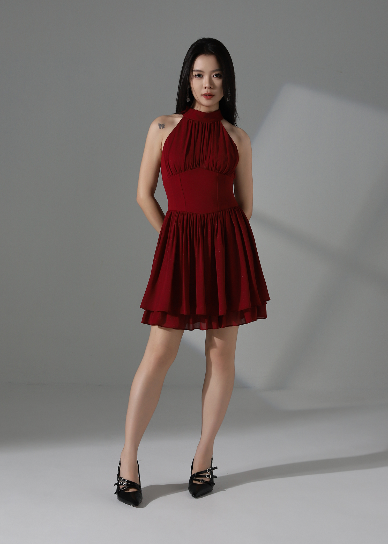 Halter Elegant Dress AC931