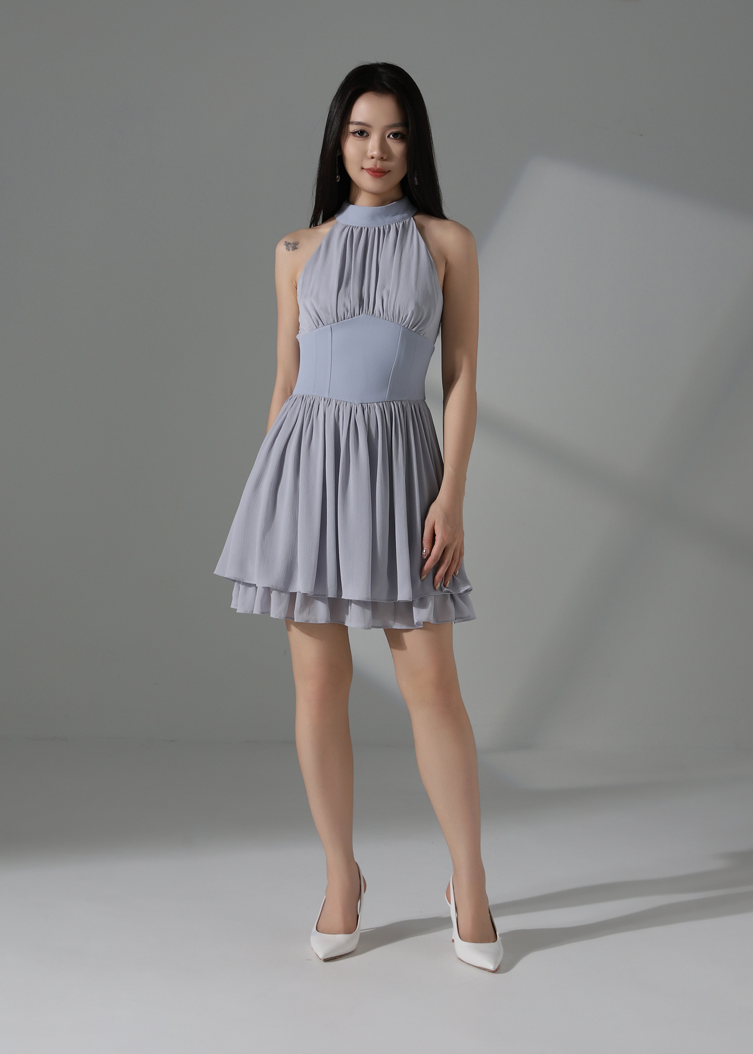 Halter Elegant Dress AC931