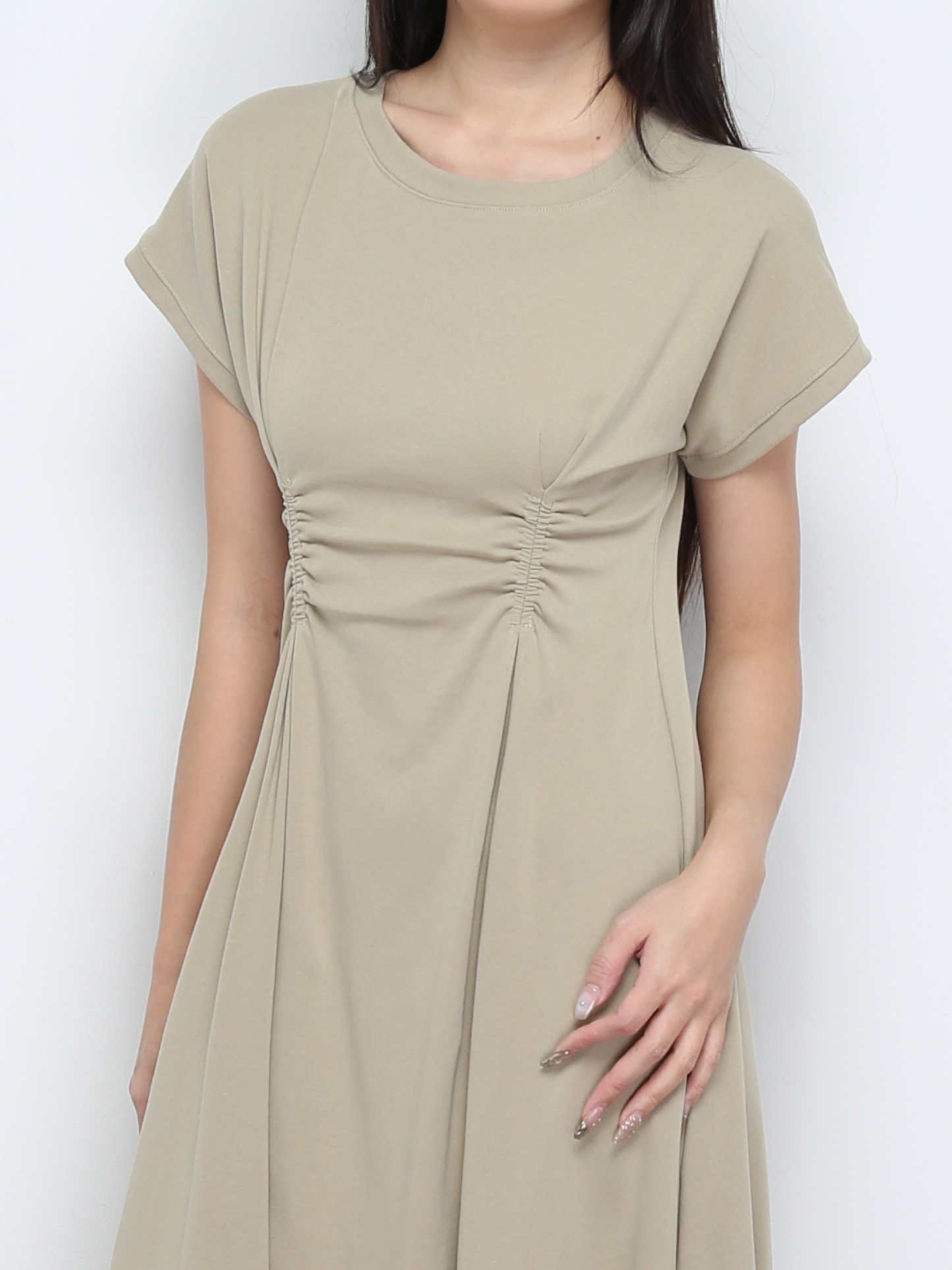 Side Pleated Dress 28938