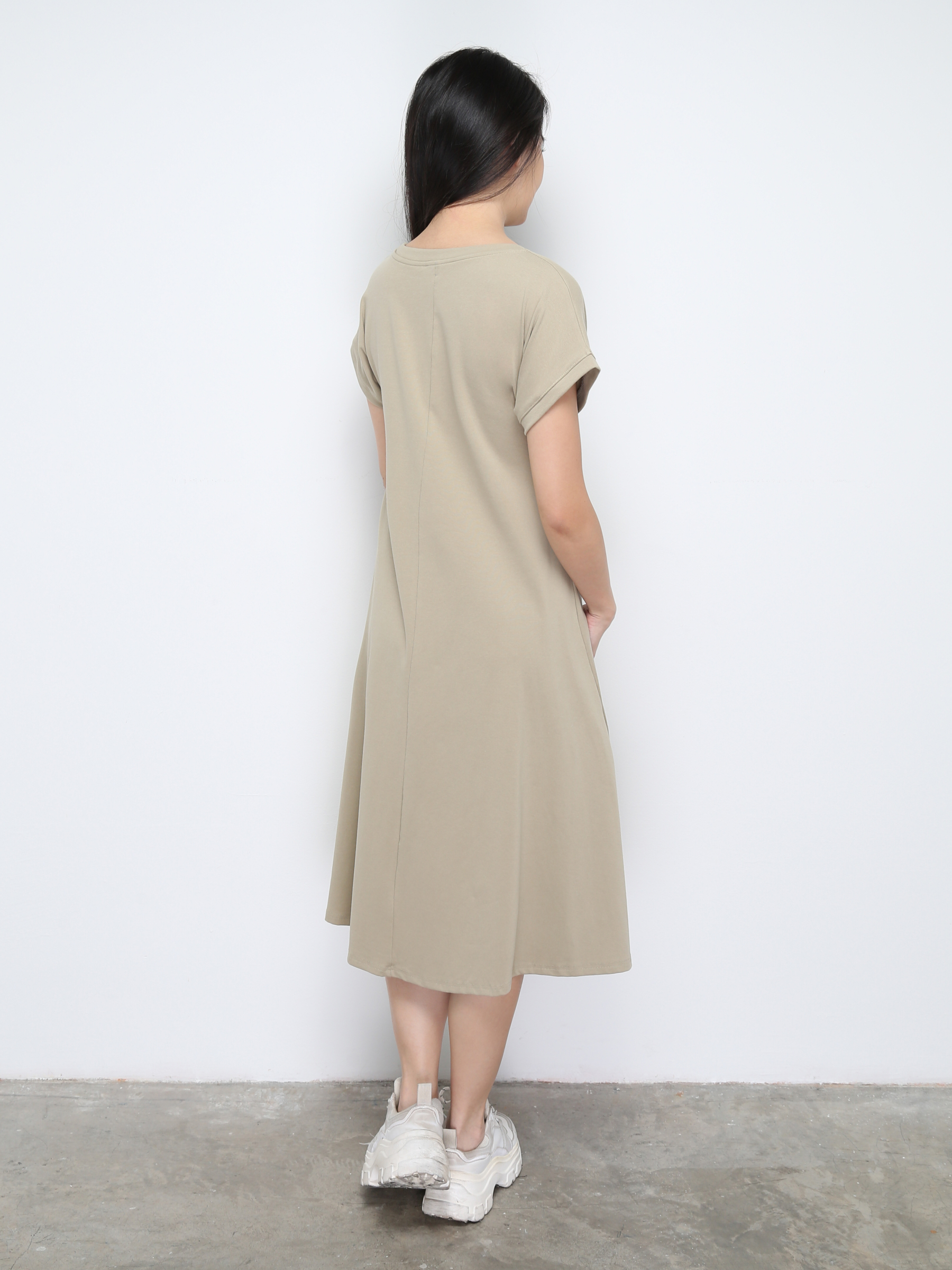 Side Pleated Dress 28938