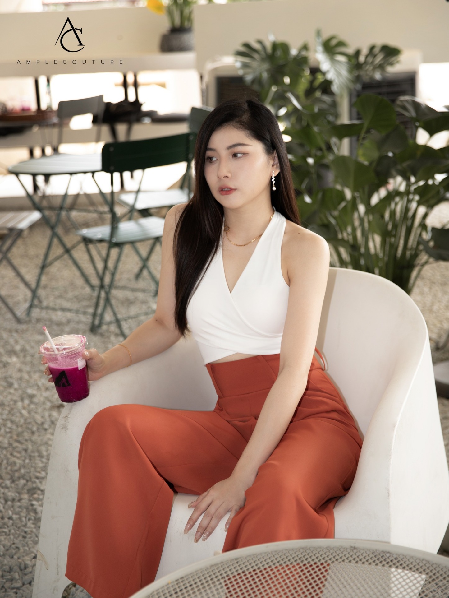 High Waist Formal Long Pants AC031