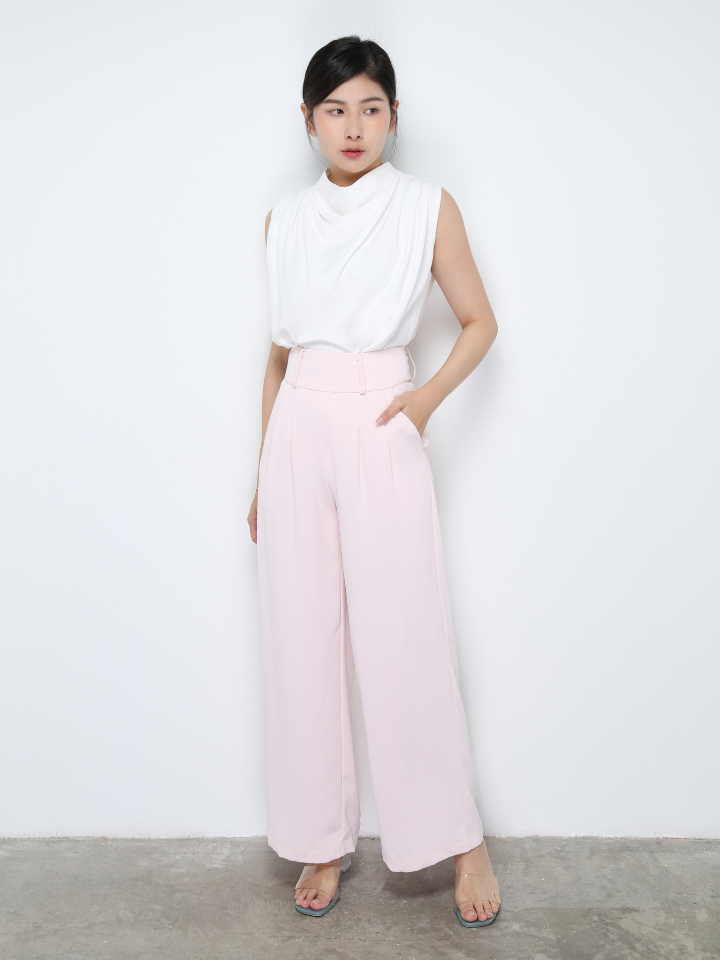 High Waist Formal Long Pants AC031
