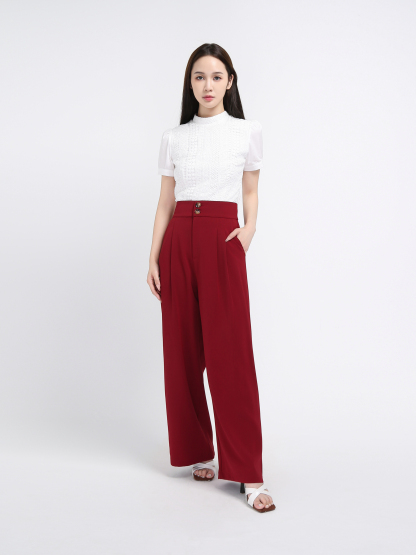 French Pleats Pants AC117